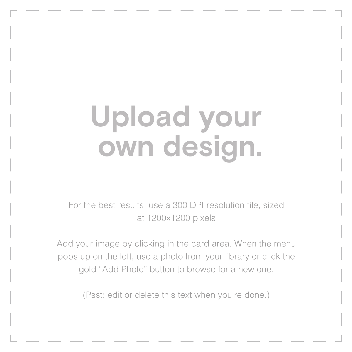 print own design invitations